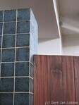 Detail kansel, de tegeltjes zijn nog van de oorspronkelijke kansel
<br/>
Gert-Jan Lobbes, 2016